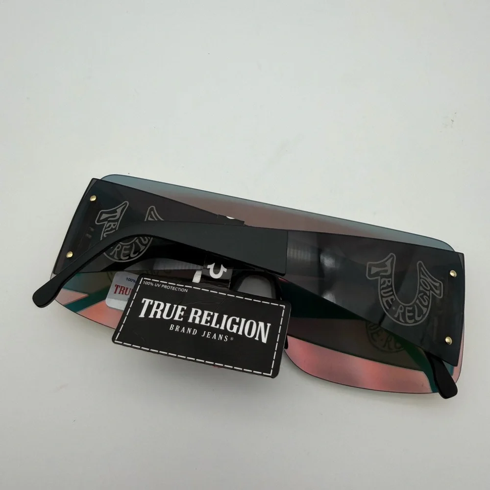 True‎ Religion Stylish Black and Orange Wearable Tech Glasses